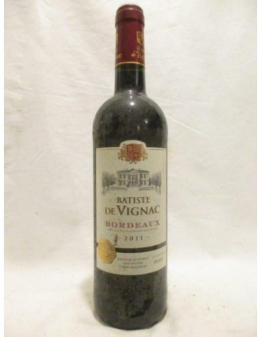 bordeaux batiste de vignac rouge 2011...
