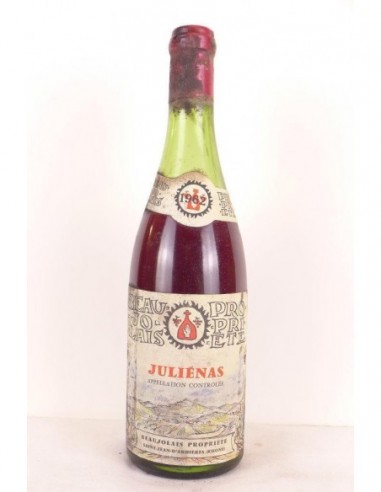 juliènas propriété (b10) rouge 1962 -...