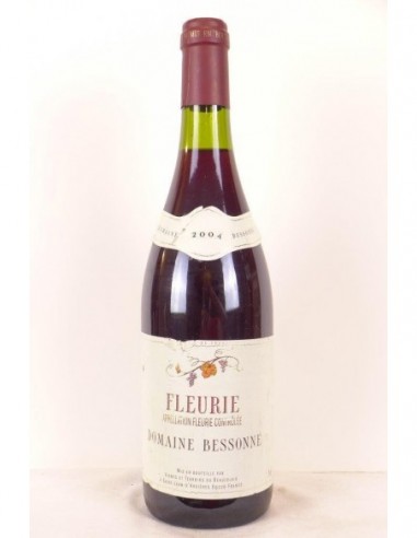 fleurie domaine bessonne  rouge 2004...