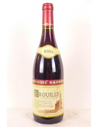 brouilly antoine barrier  rouge 2004...