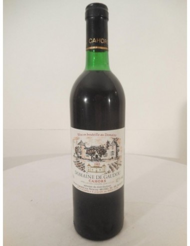 cahors domaine gaudou rouge 1985 -...