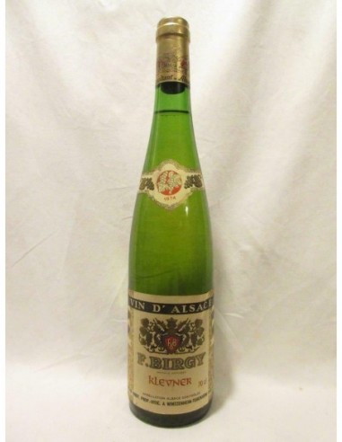 klevner birgy blanc 1974 - alsace france